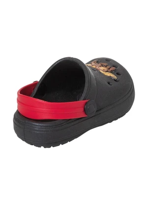 Perfecta - Babuche Infantil Preta com Detalhe Vazado - PERFECTA