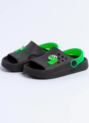 Vida Costeira - Chinelo com Tiras Dino Verde - VIDA COSTEIRA