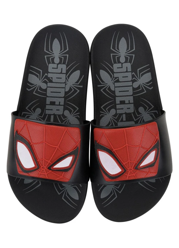 Grendene Kids - Chinelo Homem Aranha View Preto 2