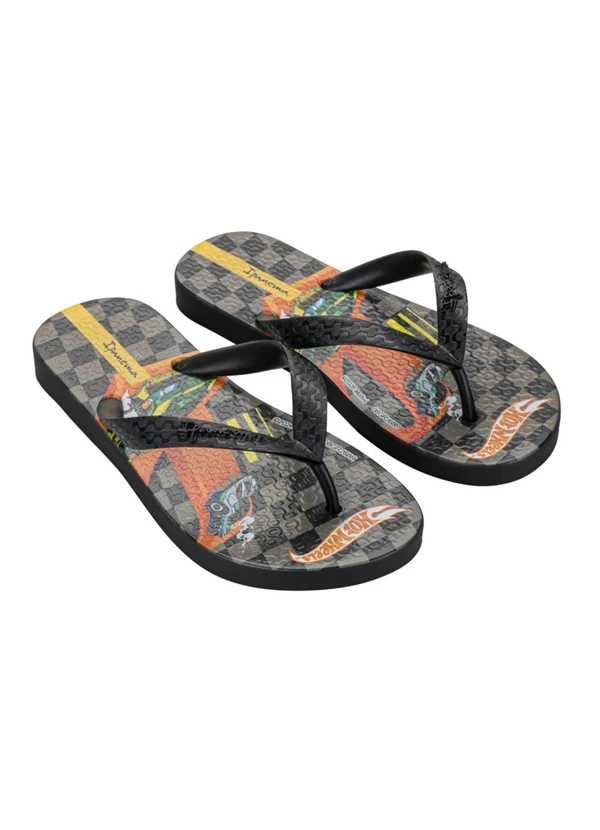 Ipanema - Chinelo Hot Wheels 20826 Preto
