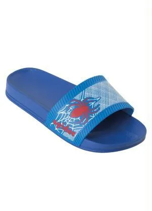 Perfecta - Chinelo Infantil Azul com Estampa de Aranha - PERFECTA