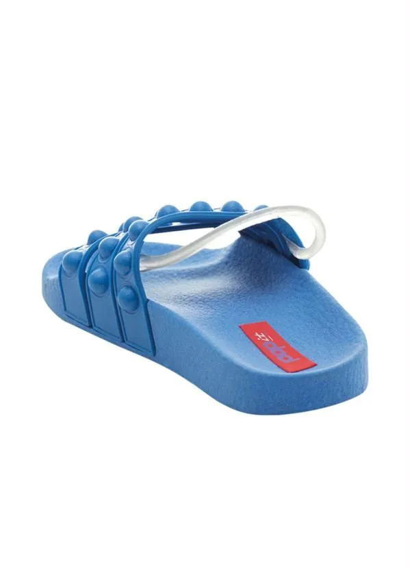 Perfecta - Chinelo Infantil Azul com Pulseira 2