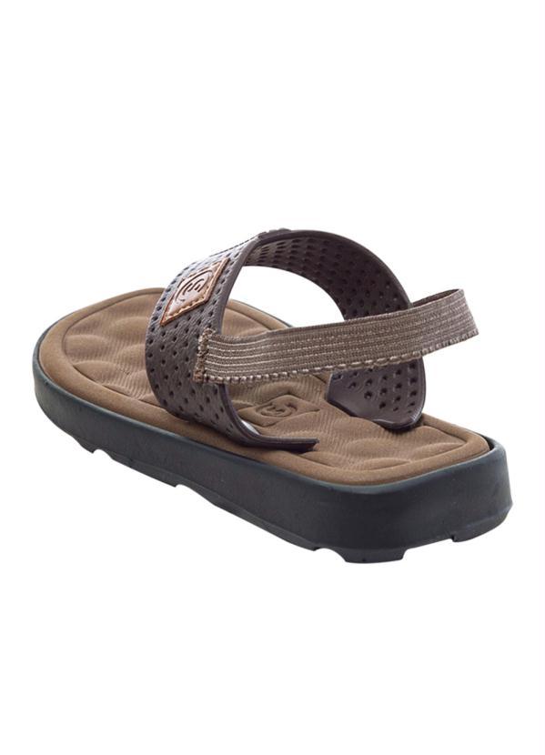 Perfecta - Chinelo Infantil Café com Elástico 2