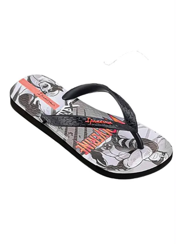 Grendene Kids - Chinelo Infantil Ipanema Marvel X-Men Preto