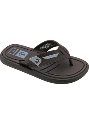 Perfecta - Chinelo Infantil Marrom com Cabedal Vazado - PERFECTA