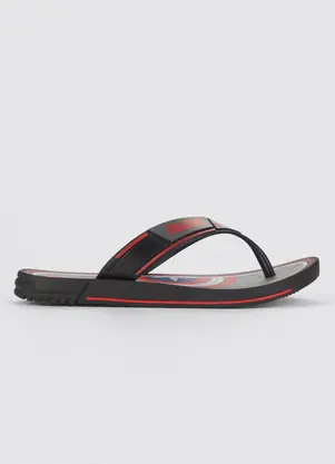 Grendene Kids - Chinelo Infantil Marvel Legado Super Flop Preto - GRENDENE KIDS