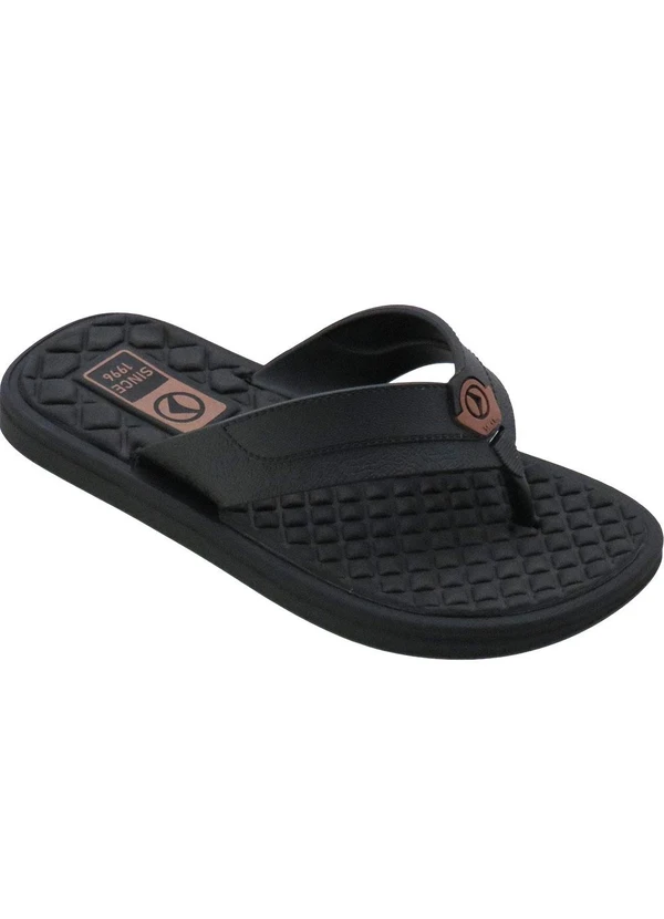 Perfecta - Chinelo Infantil Preto com Palmilha Confort