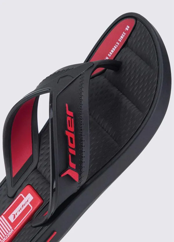 Grendene Kids - Chinelo Infantil Rider Sprint Dedo Preto 3