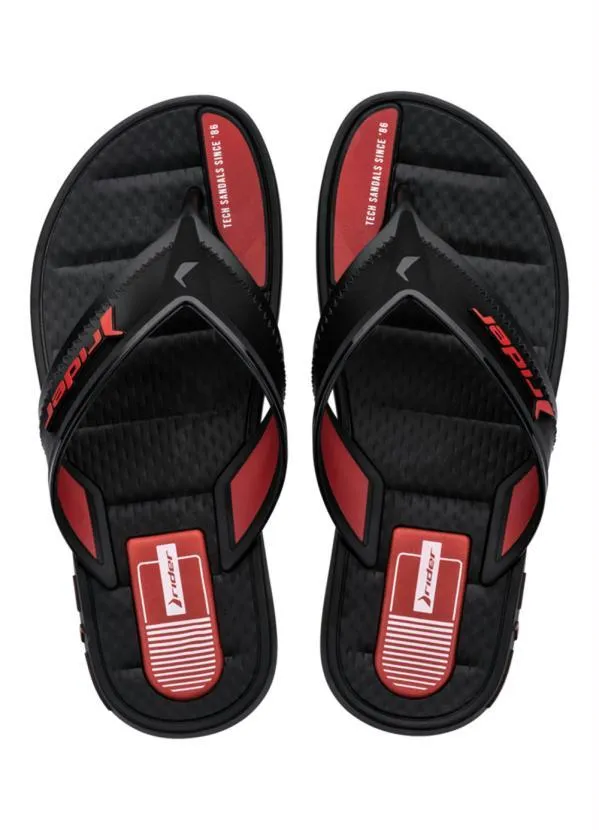 Grendene Kids - Chinelo Infantil Rider Sprint Dedo Preto 4