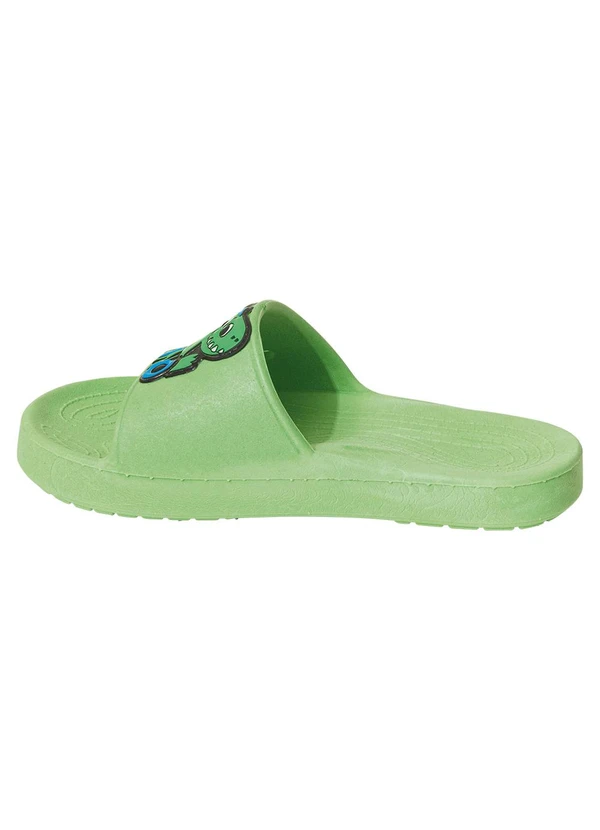 Perfecta - Chinelo Infantil Verde com Solado Flexível 3
