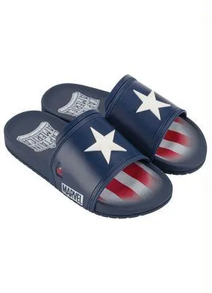 Grendene Kids - Chinelo Infantl Marvel Hero Squad Gaspea Azul - GRENDENE KIDS