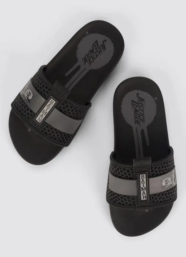 Grendene Kids - Chinelo Liga da Justiça Grid Gaspea Preto 3