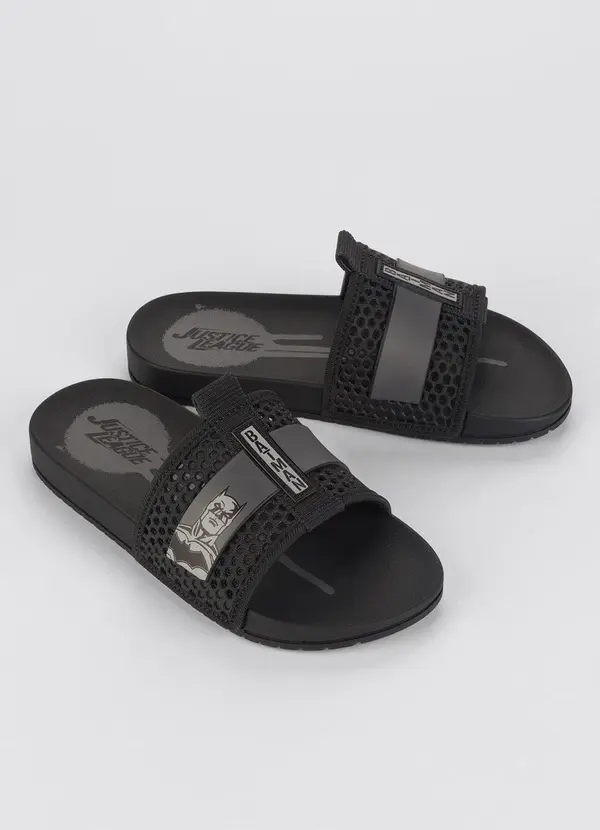 Grendene Kids - Chinelo Liga da Justiça Grid Gaspea Preto 4