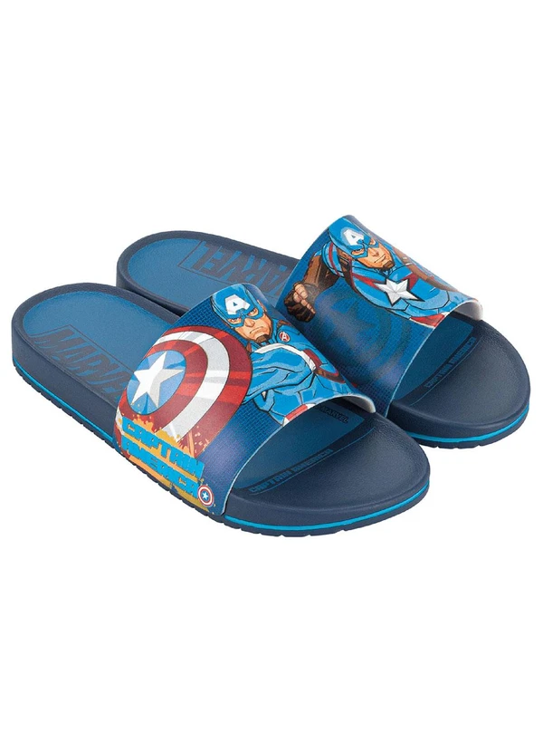 Grendene Kids - Chinelo Marvel Hero Squad Azul