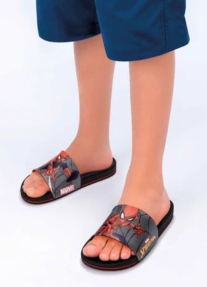 Grendene Kids - Chinelo Marvel Hero Squad Preta - GRENDENE KIDS