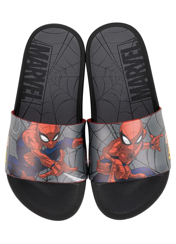Grendene Kids - Chinelo Marvel Hero Squad Preta 3