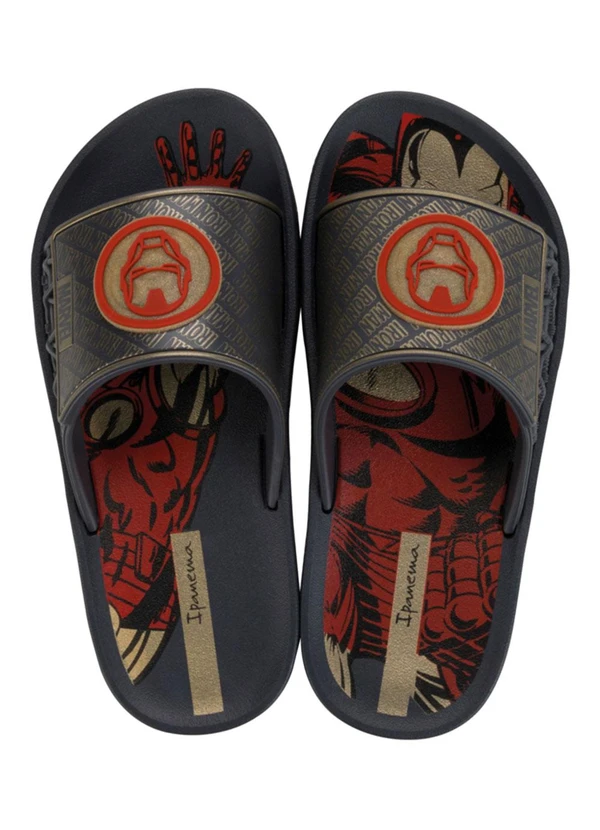 Grendene Kids - Chinelo Marvel Sport Cinza 2