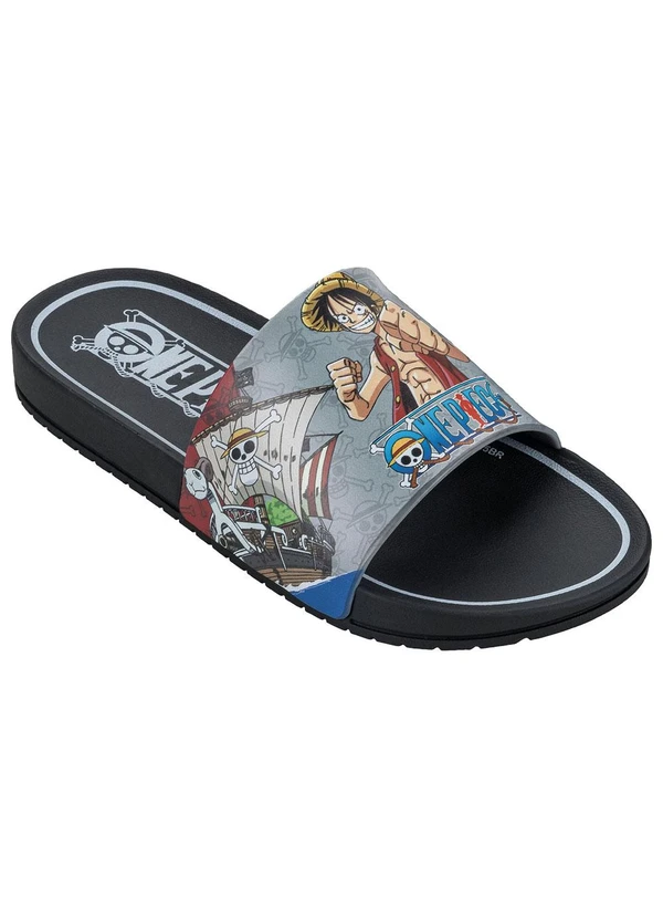 Grendene Kids - Chinelo One Piece Explorer Gaspea Preto em Pvc