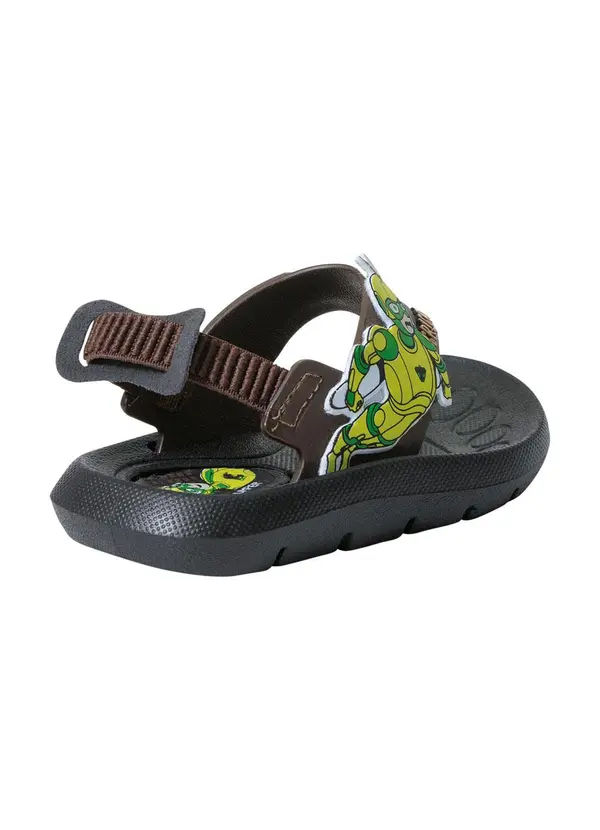 Perfecta - Sandália Infantil Marrom com Elástico 2