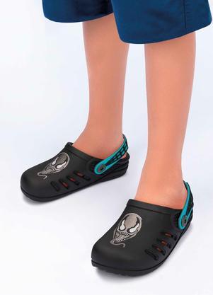 Babuche Homem Aranha Web (Preto)