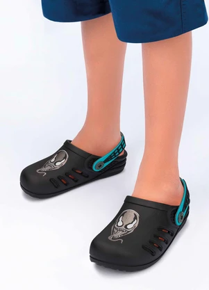 Grendene Kids - Babuche Homem Aranha Web Preto - GRENDENE KIDS