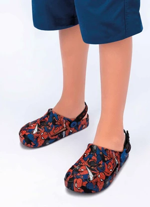Grendene Kids - Babuche Marvel Print Vermelho - GRENDENE KIDS
