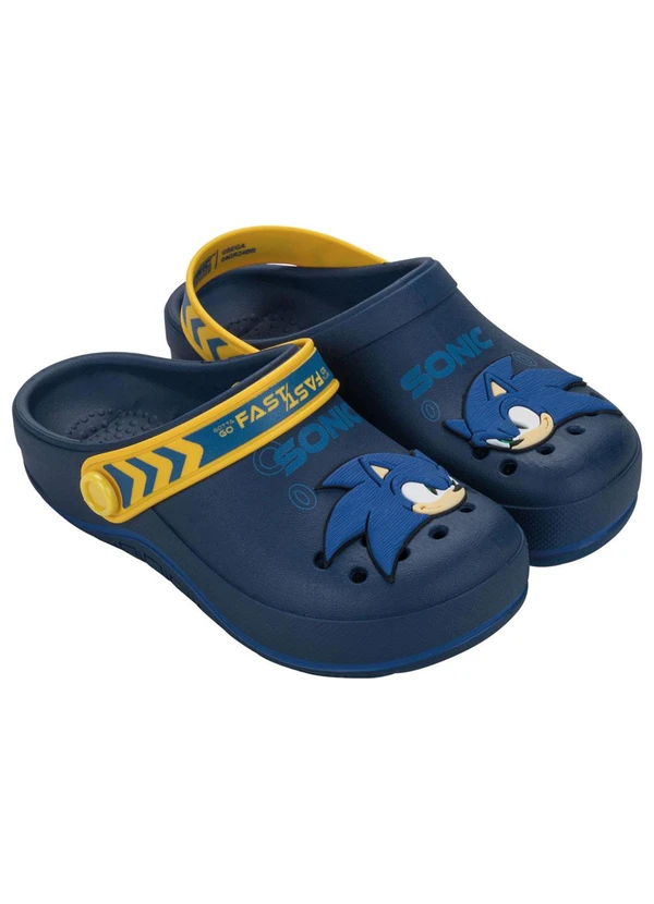 Grendene Kids - Babuche Sonic City Marinho