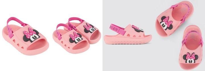 Chinelo Disney Queridos Baby Rosa