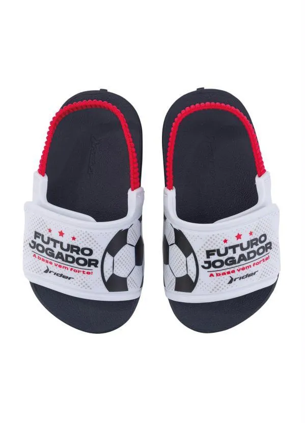 Grendene Kids - Chinelo Rider Full 86 Slide Branco 4