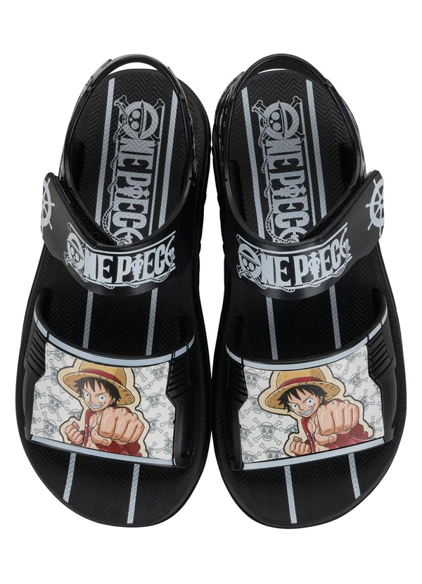 Grendene Kids - Sanalia One Piece Explorer Preto 2