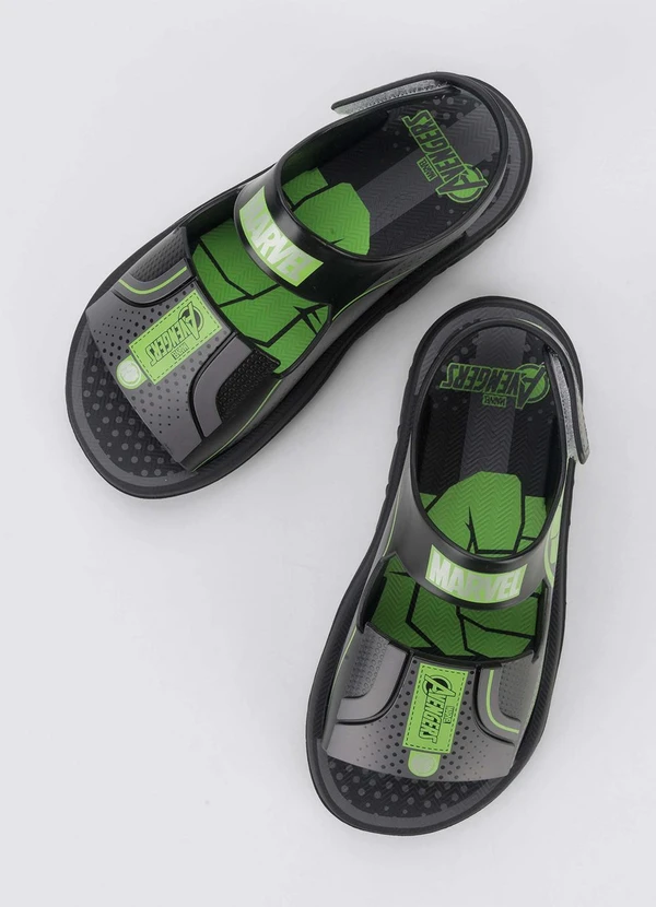 Grendene Kids - Sandália Avengers Alvo Verde 4