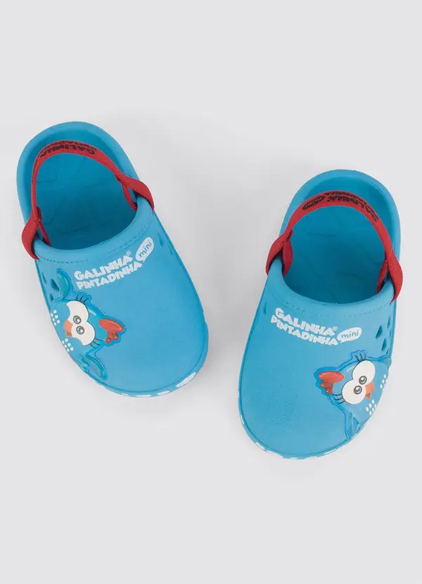 Grendene Kids - Sandália Babuche Galinha Pintadinha Happy Azul 3