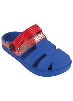 Grendene Kids - Sandália Babuche Infantil Marvel Revolution Azul - GRENDENE KIDS