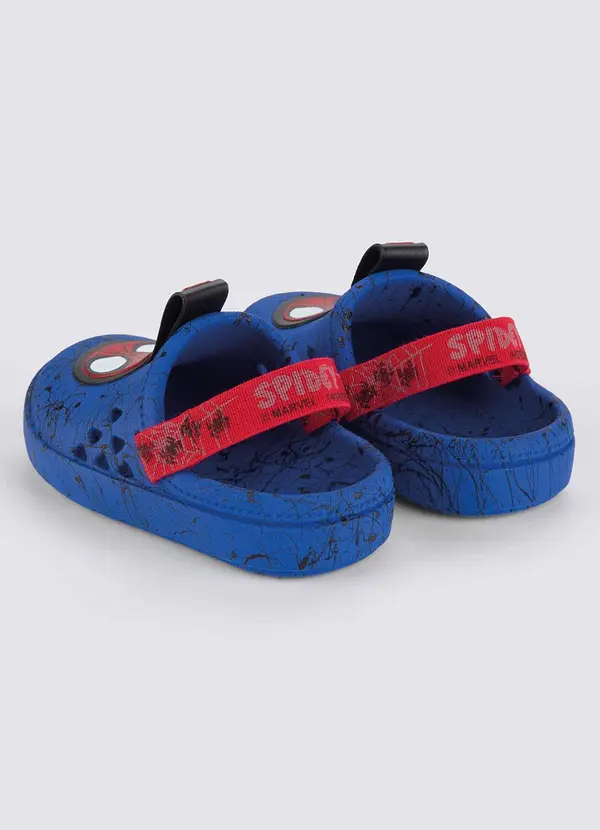 Grendene Kids - Sandália Babuche Infantil Marvel Round Azul 5