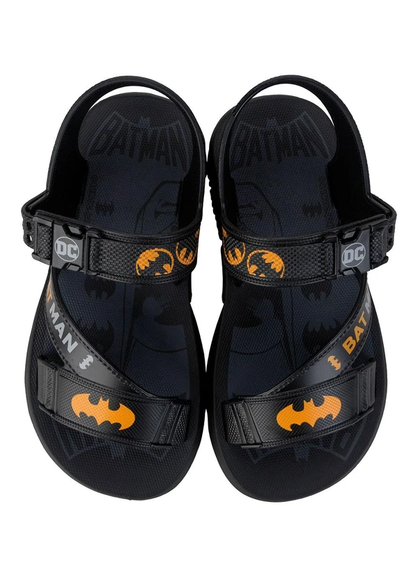 Grendene Kids - Sandália Batiman Lançador Preto 2