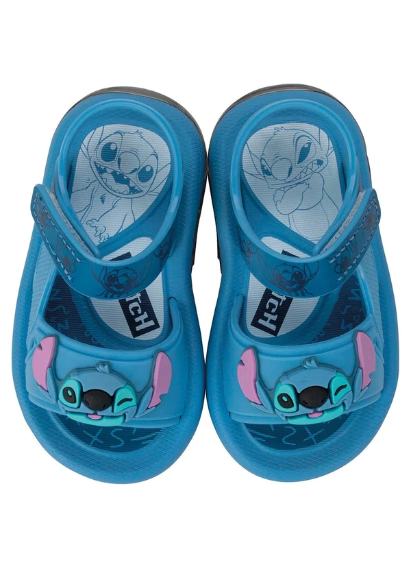 Grendene Kids - Sandália Disney Led Stitch Azul 2