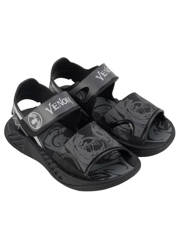 Grendene Kids - Sandália Homem Aranha Revolution Preto 3