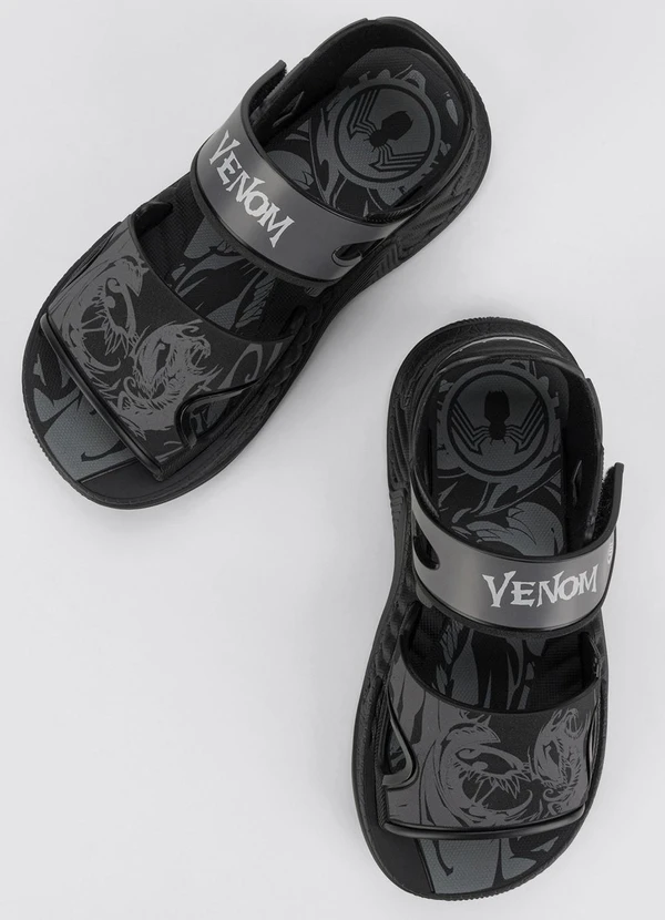 Grendene Kids - Sandália Homem Aranha Revolution Preto 4