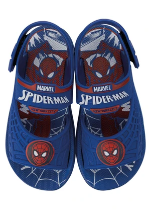 Grendene Kids - Sandália Homem Aranha Sky Operation Azul - GRENDENE KIDS