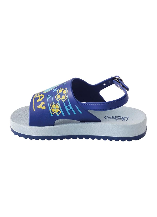 Perfecta - Sandália Infantil Azul em Pvc 3