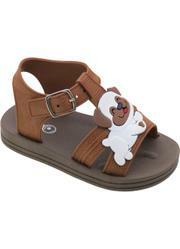Sandlia Infantil Caramelo com Fivela