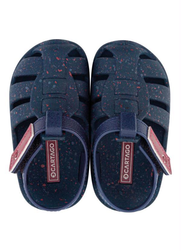 Grendene Kids - Sandália Infantil Cartago Oslo Marinho 4