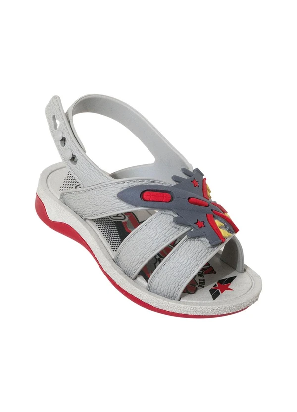 Perfecta - Sandália Infantil Cinza com Solado Flexível