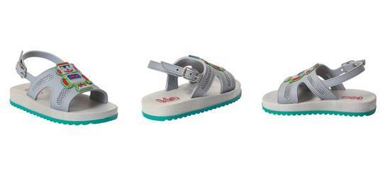 Sand�lia Infantil Cinza