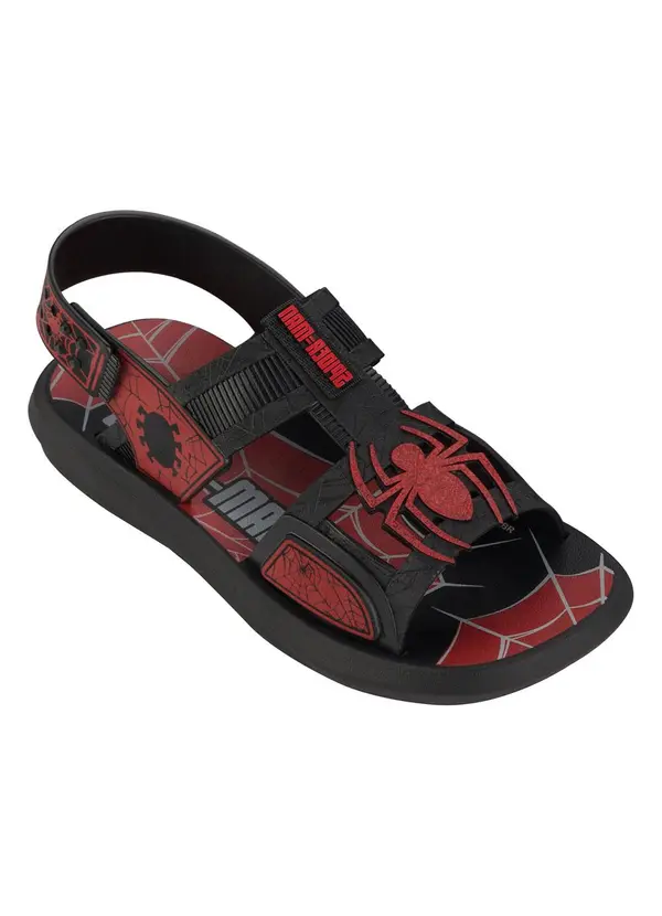 Grendene Kids - Sandália Infantil Homem Aranha Buggy Preta