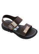 Sandlia Infantil Marrom com Velcro