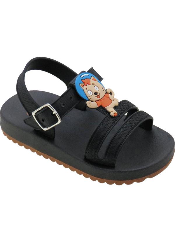 Sandlia Infantil (Preta) com Fivela