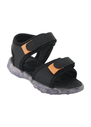 Perfecta - Sandália Infantil Preta com Luzinha - PERFECTA