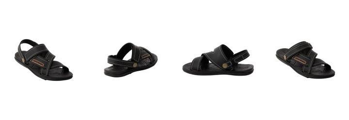 Sand�lia Infantil Preta com Tira Remov�vel