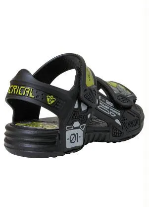 Perfecta - Sandália Infantil Preta com Velcro - PERFECTA